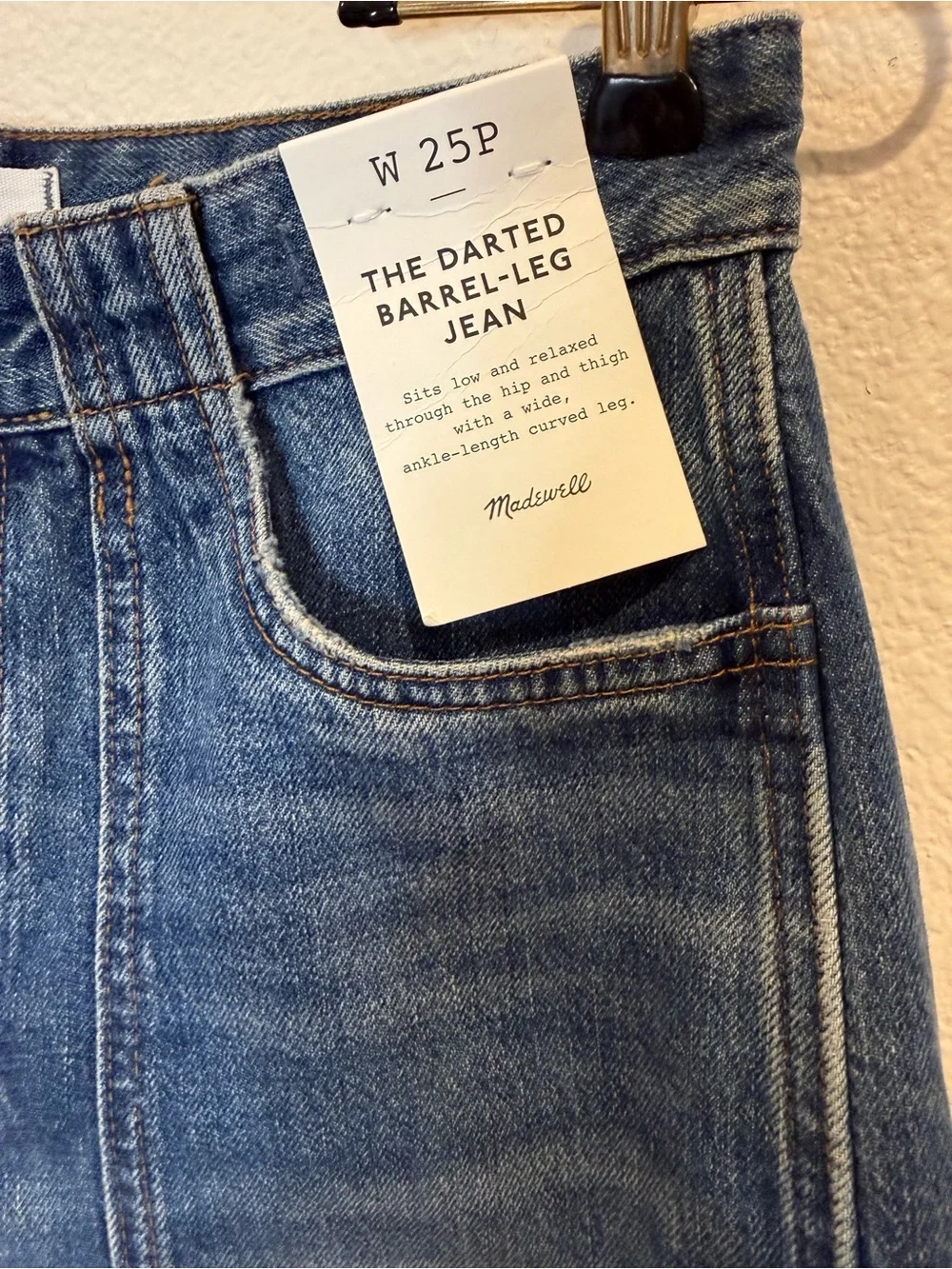 Madewell darted barrel